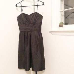 SEMI FORMAL SHORT BLACK DRESS
